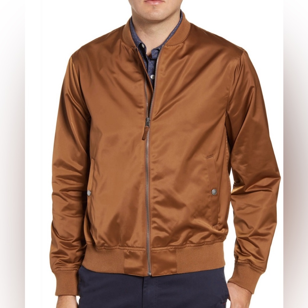 Bonobos Boulevard Bomber Copper Jacket